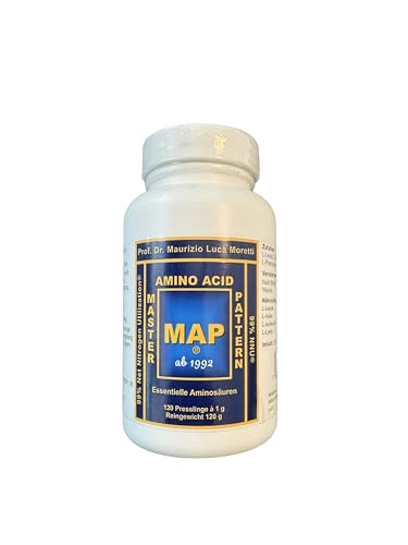 Master Amino Acid Pattern MAP Aminosäuren - Produziert von Prof. Moretti,120 Stück (1er Pack) Master Amino Acid Pattern MAP Aminosäuren - Produziert von Prof. Moretti,120 Stück (1er Pack)