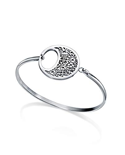 VICEROY FASHION Brazalete Señora. Acero. Flor Calada.