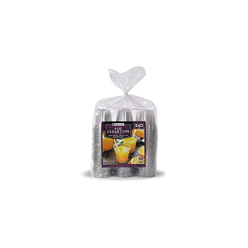 Member's Mark Clear Plastic Cups (9 oz. cups, 240 ct.) - //coolthings.us