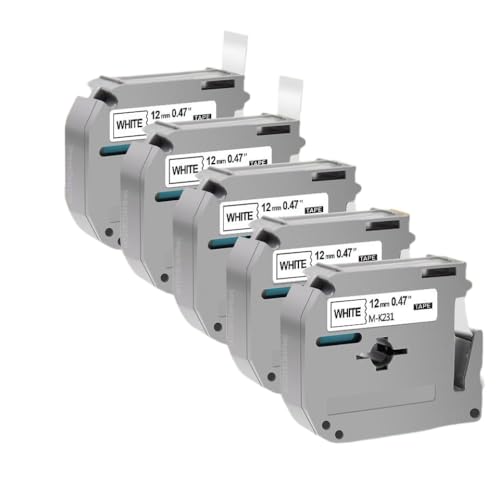 �S�����x���e�[�v 5�� MK-231 M-K231 MK-131 PT-70 PT-80���x���v�����^�[�p (5����p�b�N) ���n�ɔ�