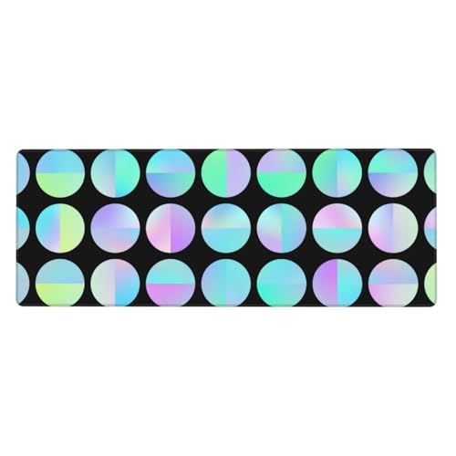 Grand tapis de souris de jeu pour clavier PC et tapis de bureau antidérapant