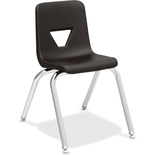 16 in. Stacking Student Chair - Black - 4 per Pack