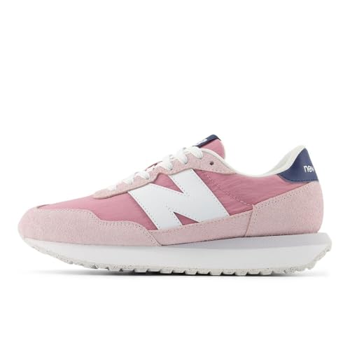 New Balance Women's 237 V1 Sneaker, Rose Sugar/Nb White, 8 M