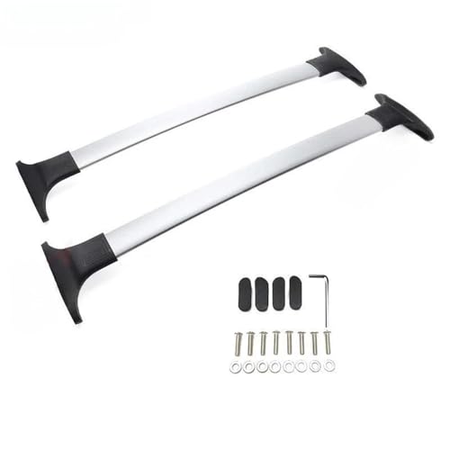 Barres transversales de toit pour Ecosport 2018-2022 en aluminium argent