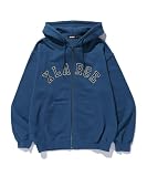 カモパッチジップアップフーデッドスウェットシャツ CAMO PATCH ZIP UP HOODED SWEATSHIRT 101261012012 BLUE XL