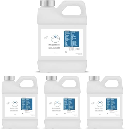Distilled Water Pack of 4 x 5 Liters