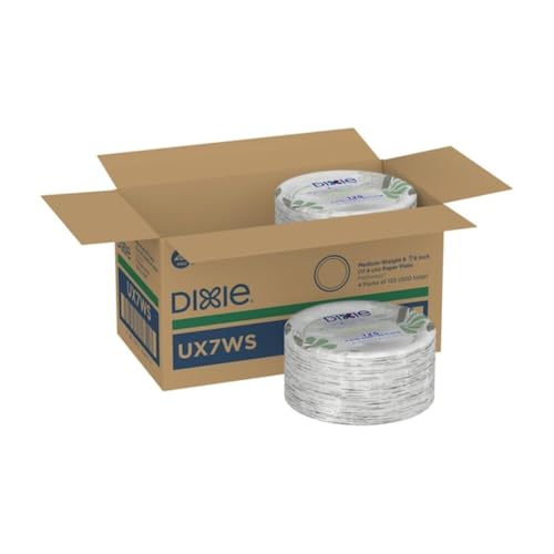 Dixie Disposable Paper Plate 6 7/8 in Pathways Multi Color PK500 UX7WS - 1 Each