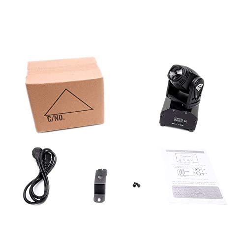 Dj Lights Moving Head U`king Mini Led Moving Head Light Rgbw Stage Lighting Beam Spot Lights By Dmx 512 Sound Activated Control For Wedding Disco Party Indoor (2 Pack) #TOP6