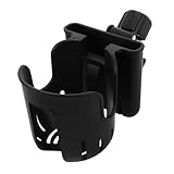 Milisten Stroller Cup Holder mit Integriertem Handyhalter Halterung für Kinderwagen Gehhilfe...