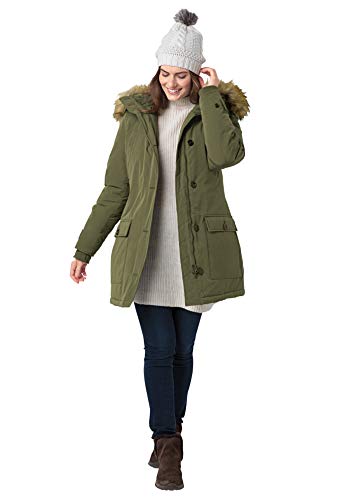 Woman Within Plus Size Arctic Parka Jacket & Hood 34
