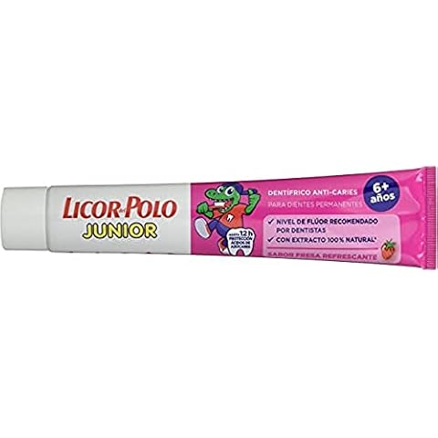 Licor del Polo - Pasta de dientes para niños +6 años sabor fresa Cover