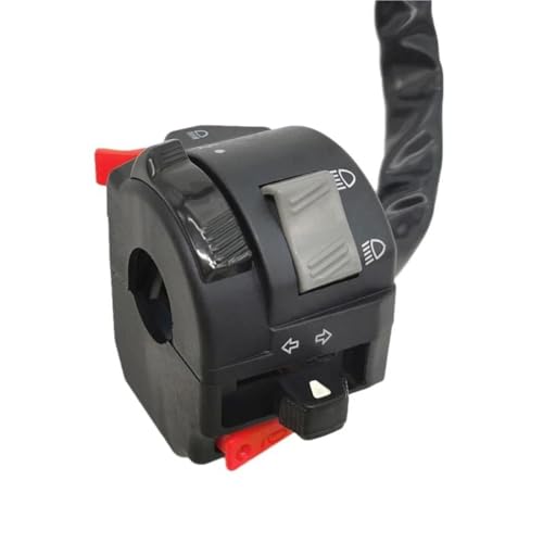 Commande de guidon moto 22 mm interrupteur phare antibrouillard clignotant
