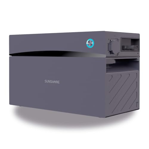 SUNSHARE GLORY All-in-One Balkonkraftwerk mit Speicher 1,5 kWh...