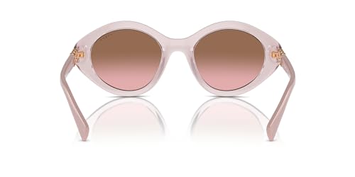 Vogue Eyewear VO5576SB Sunglasses, Transparent Pink/Pink Gradient Brown, 52 mm4