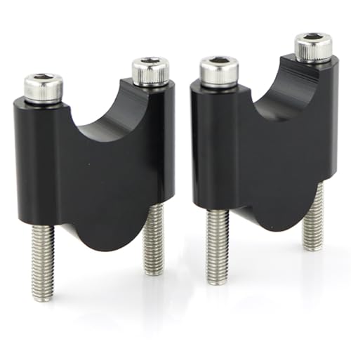 Rehausseur guidon moto 22mm contre le mal de dos pour BMW R1200R et F650GS noir