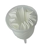 HUGBERT Aktion Trichter, Spiraltrichter zum Filtern von Wein, Tinkturen, Säften, Weinfiler, Filterbeutel zur Auswahl, Filterstoff, Kunststoff, bessere Filtrationseffizienz
