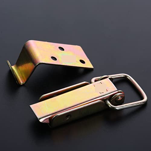 Image of 0.08 Wooden Box Catch Clasp Hasp Latch Lock Jewelry Box Padlock Toolbox Case Lock Latch Buckle Furniture Hardware 84 * 35mm