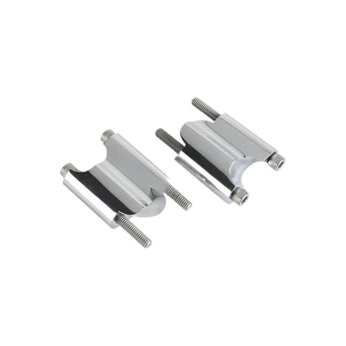 Riser Guidon Moto Forty Eight Rehausse Guidon Aluminium Sportster XL1200X Noir Argent
