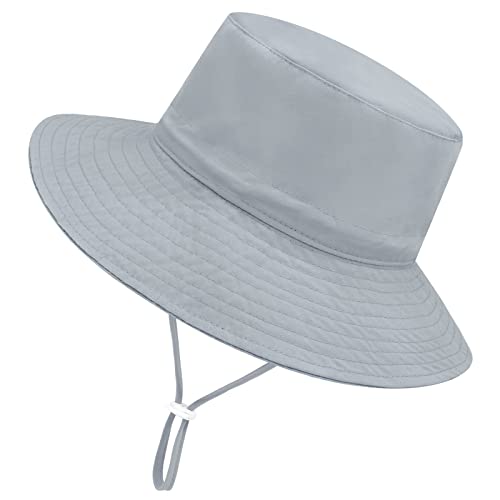 Image of Sarfel Baby Sun Hat Summer Baby Boy Hats UPF 50+ Sun Protection Toddler Hat Bucket for Baby Girl Adjustable Kid Cap