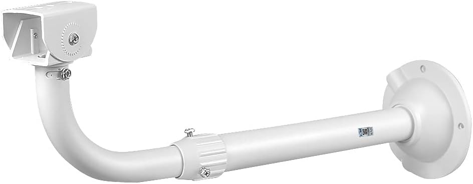 Bush Plus Adjustable Security Camera Wall Mount Bracket, L-Type, 30-60cm Telescopic Extension, White-image-27