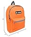 Everest Basic Backpack, Orange, One Size