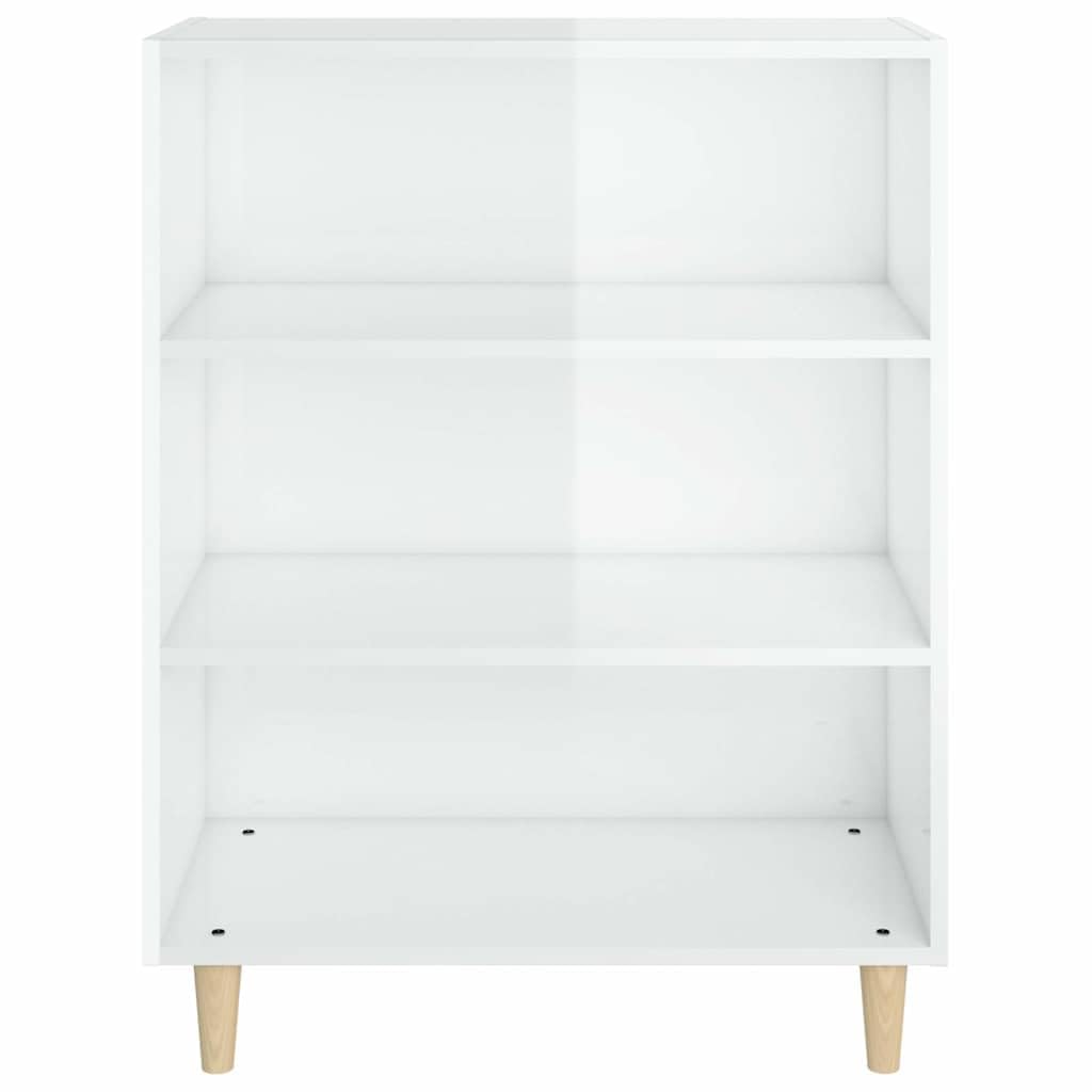 Credenza bianca lucida, 69,5 x 32,5 x 90 cm