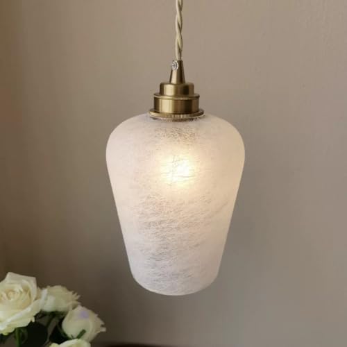 Lámpara de techo de cristal japonés para iluminar mesas de café y barras 7