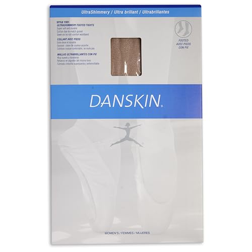 Image of Danskin Women's Shimmery Footed Tights