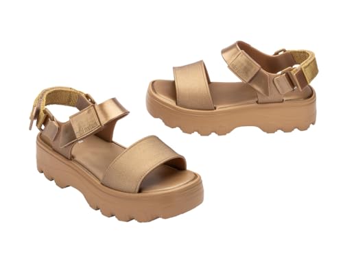 Image of mini melissa Kick Off Platform Sandals for Kids - Chunky Platform Jelly Sandals for Girls, Kids Summer Shoes, Girls Sandals