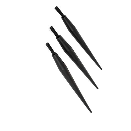 Aexit 3PCS 18mm Tool Sets x 5mm Anti Static debris Cleaning Conductive ESD Tool Sets ESD Brushes