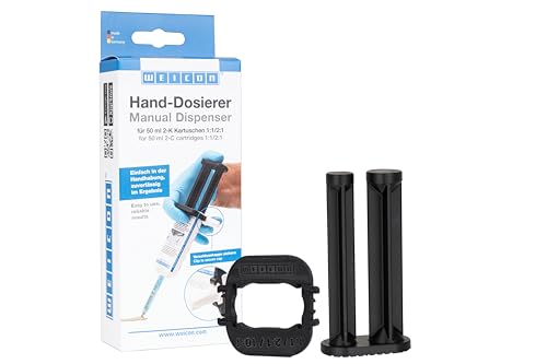WEICON Hand-Dosierer, Dosierhilfe für WEICON Easy-Mix-Klebstoffe, präzise & zuverlässig, ideal für 2K-Kleber