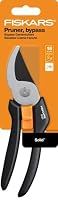 Fiskars Bypass-Gartenschere für frische Äste und Zweige, Antihaftbeschichtet, Stahl-Klingen/FiberComp-Griffe, Schwarz/Orange, Solid, P121, 1057160 – Ansicht 6