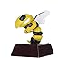 Decade Awards Hornet Color Resin Trophy - 4 Inch Tall | Engraved WASP Award | Spelling Bee - Customize Now