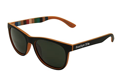 Lunettes de soleil Cooke Goodbye Rita en polycarbonate noir et orange