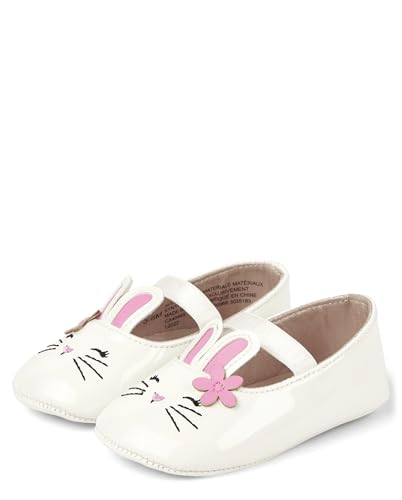 Gymboree Baby-Girls Bunny Ear Slip on Ballet Flat