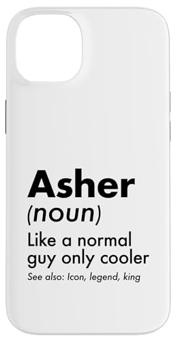 Asher Like A Normal Guy Only Cooler Legend King �t�@�[�X�g�l�[�� �X�}�z�P�[�X iPhone 14 Plus �p
