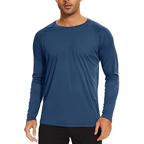 TACVASEN Camisa Protección UV Hombre Manga Larga Cover