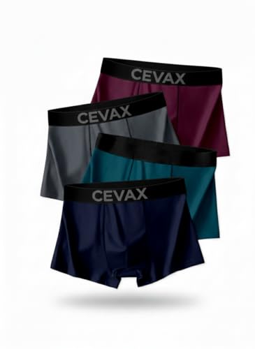 Image of Men's Plain Boxer Briefs for Everyday Wear | Premium Stretch Underwear | Comfortable Fit & No Ride-Up Plain