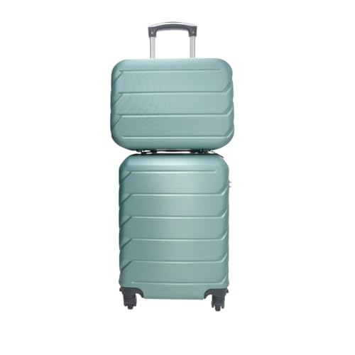 MODELISA - Maleta De Viaje ABS Rígida con 4 Ruedas Giratorias Equipaje 18'' 50X32X20cm, 40L, 2.5kg (Verde, X Pequeño + Neceser) MODELISA - Maleta De Viaje ABS Rígida con 4 Ruedas Giratorias Equipaje 18'' 50X32X20cm, 40L, 2.5kg (Verde, X Pequeño + Neceser)