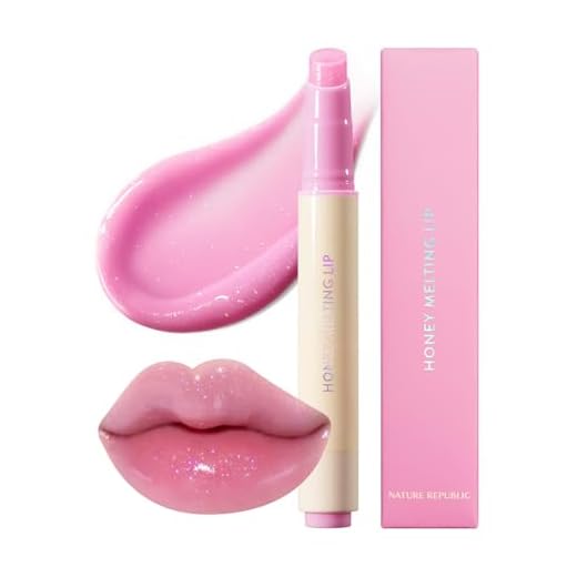 Nature Republic HONEY MELTING LIP GLITTER (13 AURORA) SOFT LIP STICK Hydrating Gloss, Moisturizing balms, Shine Glimmer Finish, Shimmery-Sheer tint, korean make up