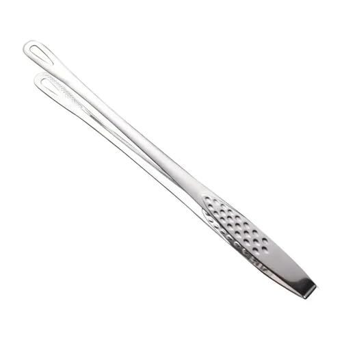 Pince de cuisine 304 stainless-M en acier inoxydable avec long manche pour barbecue