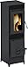 Produktbild TrendLine Kaminofen Sasel 5 kW Schwarz Ofen Kamin Werkstattofen Holzofen