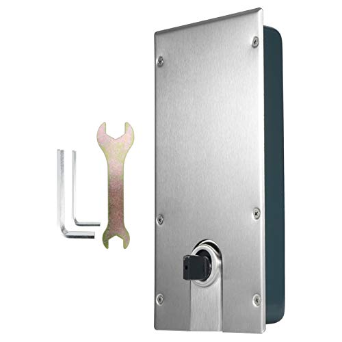 EVTSCAN Floor Spring Door Closer, Glass Door Hinge Closer Steel Floor Spring Universal Hydraulic Buffer Ground Hinge