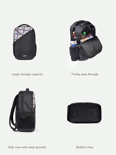 Image of ZOUK Taaran Backpack - Large 2 Compartment Backpack, 18.5L with Spacious Interiors Bags For School, Office, College, Gift For Men & Women