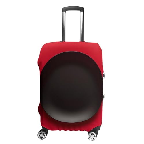 Carry on Luggage Cover Red Black Plate Suitcase Covers for Luggages Tsa Approved Travel Luggage Sleeve Protector Elastic Suitcase Protector Anti-Scratch Washable Fits 19-30 Inch Case -S