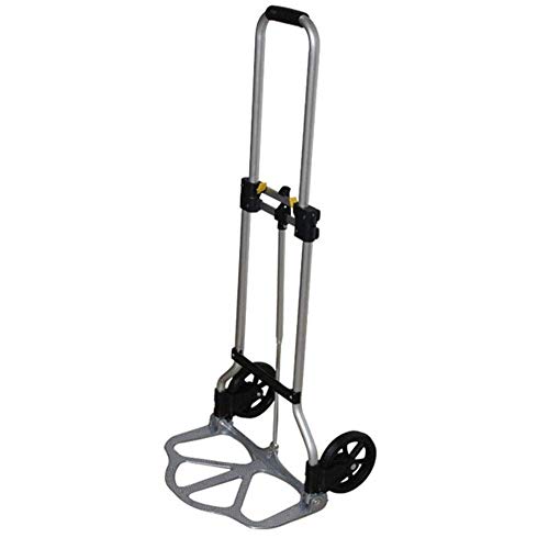 Carretilla plegable multiusos de acero con ruedas antideslizantes miniatura 1