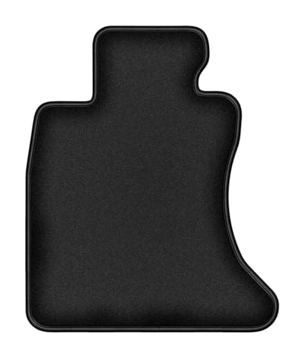 Tapis conducteur pour BMW 5 F11 xDrive Break Touring 2010-2013 en polyamide noir