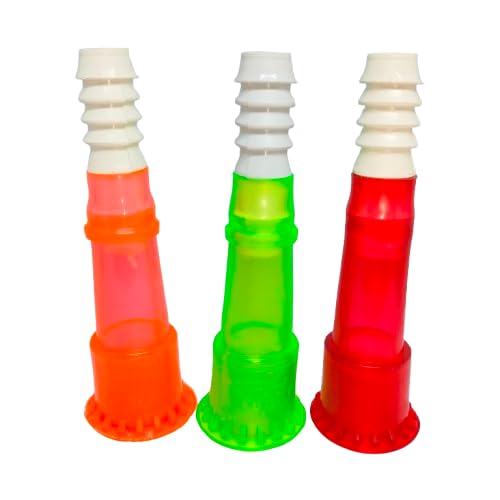 Trustfarm Pipe Plastic Connector PVC Jointer – 1/2 Inch Water Tap Toti nal Hose Fast Fitting Set (3 Pcs, Multicolor) | Leak-Proof Garden Tap Adapter for Home kitchen faucet|Durable & Easy-to-Install