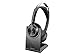 Price comparison product image Poly - Voyager Focus 2 UC Bluetooth Headset + Charging Cradle (Plantronics) - Stereo headset with boom microphone, USB-A for PC/Mac - Active Noise Canceling - Works with Teams (Certified) , black