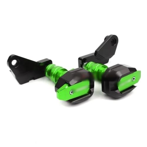 Curseur de cadre Suzuki GSXR1000 2009-2015 vert protection crash moto